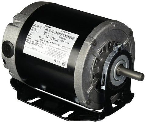 48 Frame Motor; 115V, 1/3 HP, 1725 RPM, 1 Speed, GF2034