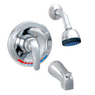 Tub and Shower Faucet - 1 Handle Style