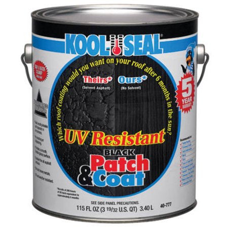 Roof Cement - Patch & Coat - UV Resistant, Black