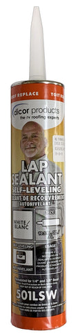 Caulk - White, Self Leveling Lap Sealant