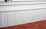 Vinyl Skirting Panels - Solid White - Sold by Box of 12