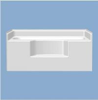 Garden Tub - 54" Fiberglass