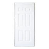 Outswing 6 Panel Steel Entry Door