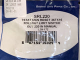 Limit Switch, Mini - L220 OEM L39-172 611865 Manual Reset