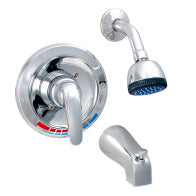 Tub and Shower Faucet -  1 Handle Style