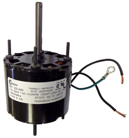 3.3" Vent Motor; 1/25 HP, 1550 RPM, CCW, OAO