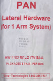 Solo Anchoring System - Pan Set - Pan, Telescoping Arm and Hardware