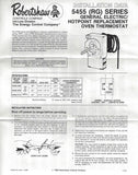 Electric Range Thermostat, Robertshaw, 5455-209