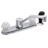Kitchen Faucet 2 Handle -Brass Underbody